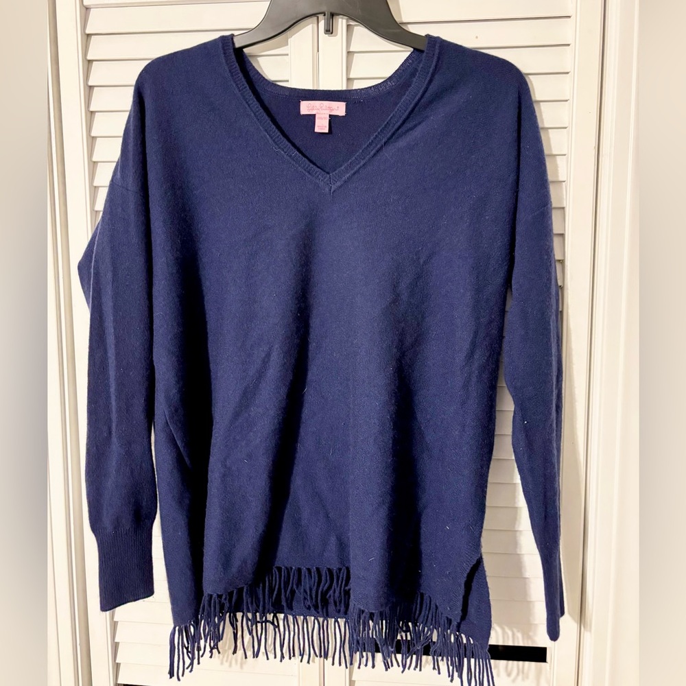 Lilly Pulitzer Deep Blue Knit Sweater